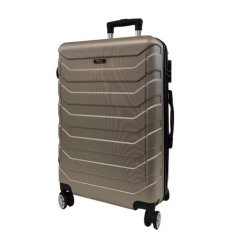 Bavy Cestovný kufor 24" rebrá zlatý béžový