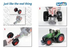 Náhradný diel Bruder 43046 -Predná náprava pre Fendt 936 Vario