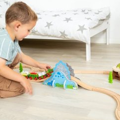 Tunelul cu dinozauri Bigjigs Rail