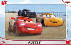CARS ZÁVODÍ 15 deskové Puzzle