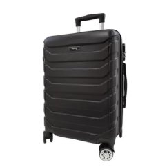 Cestovný kufor Bavy 20" rebrá čierny