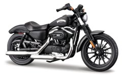 Maisto - HD - Motocykel - 2014 Sportster Iron 883, matná čierna, blister, 1:18