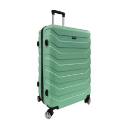 Bavy Valiză de călătorie cu carcasă rigidă 28"  Ribs Light green