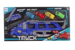 Kidobó teherautó játékautókkal