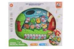 Piánko se zvířátky na baterie