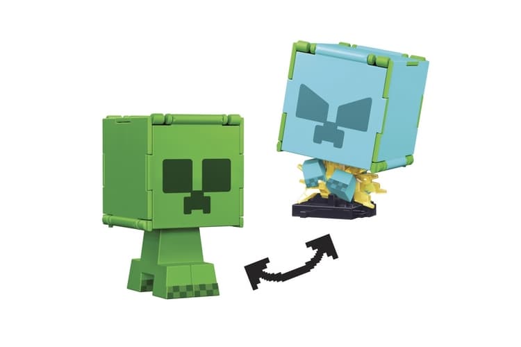 Figura Minecraft 2in1 - Creeper e Charged Creeper HTL46