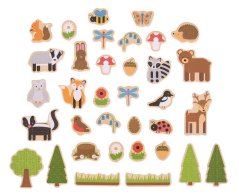 Bigjigs Toys Magneți pentru animale din pădure