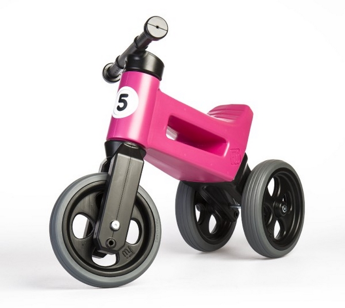 Scooter FUNNY WHEELS NEW SPORT 2in1 rosa