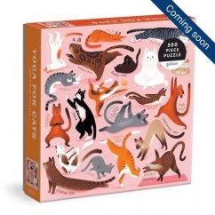 Galison Puzzle Jóga macskáknak 500 darab