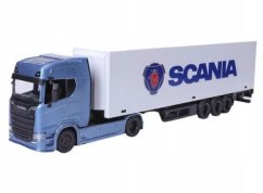 Bburago 1:43 Camion cu remorcă - Scania 770 S - Remorcă albă SCANIA