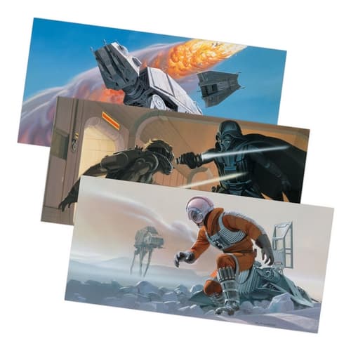 Chronicle Books Star Wars Pre-Production Illustrations 100 cartes postales panoramiques