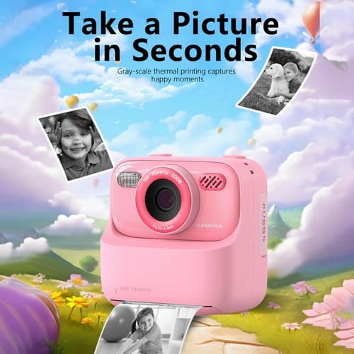 Černý foťák s termotiskem + 32GB karta zdarma