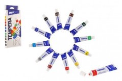 Colori a tempera 12 pezzi 12ml