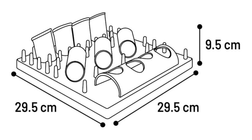Flamingo Fumbo Interaktivní hračka pro kočky Šedá/modrá