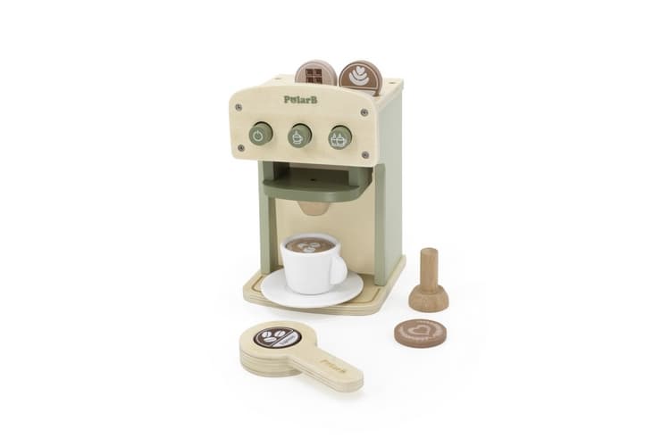 Machine à café en bois