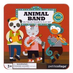 Petit Collage mágneses könyv állatok