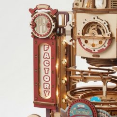 RoboTime 3D kirakós játék gömbpálya csokoládégyár