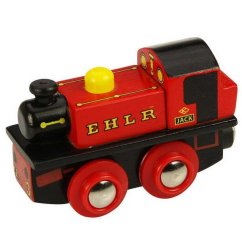 Bigjigs Rail Réplique en bois de la locomotive EHLR Jack