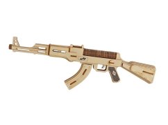 Drewniane puzzle 3D Woodcraft Samopal AK47