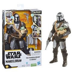 Star Wars The Mandalorian Galactic Action Mando and Grogu