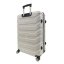 Bavy Cestovní kufr skořepinový 28" Ribs White