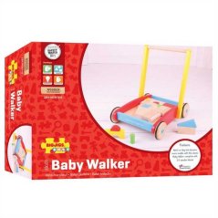 Bigjigs Baby Blocs en bois dans le panier