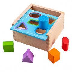 Bigjigs Toys Boîte à encarts avec formes