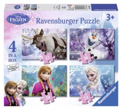 Reino del Hielo Puzzle 4en1 12,16,20,24 piezas - Ravensburger