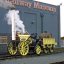 Bigjigs Rail Réplique de la locomotive historique Rocket + 2 rails