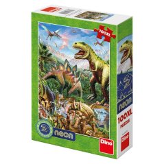 Monde des dinosaures 100DXL néon