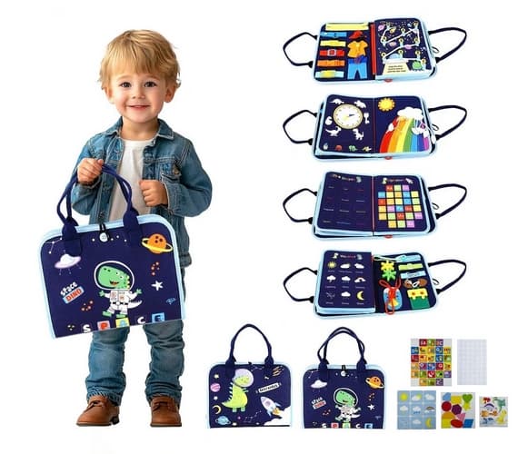 2Kids Toys Senzorická busy kniha Vesmír