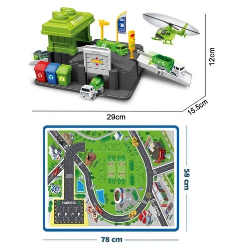 Parkovací set popeláři