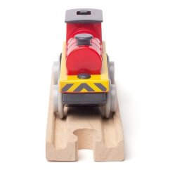 Bigjigs Rail Locomotive électrique rouge Strongman