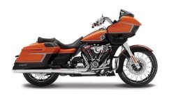 Maisto - HD - Motocicletă - 2022 CVO Road Glide, portocaliu-negru metalic (serie 44), cutie blister, 1:18