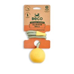 Beco Slinger Ball Hračka pro psy žlutá 46cm