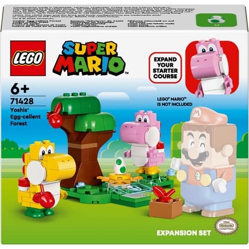 LEGO® Super Mario (71428) Yoshi y el Bosque de los Huevos Fantásticos - Set de expansión