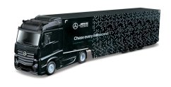 Bburago – RACE M-B Tahač s návěsem + F1 Mercedes-AMG Petronas W15 (2024), #63 George Russell, 1:43