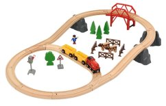 Set de tren cu peisaj rural