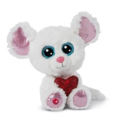 NICI Glubschis Plyšová myš Luvi Nubi 15cm, ZELENÁ
