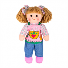 Bigjigs Toys Látková bábika Elsie 34 cm