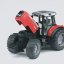 Bruder 2045 MASSEY FERGUSON traktor összecsukható kocsival
