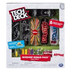 TECH DECK SKATESHOP 6PCS AVEC ACCESSOIRES