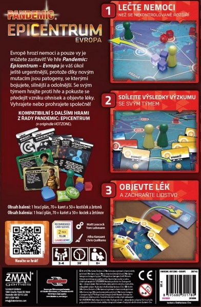 ADC Blackfire Z-MAN Pandemic: Epicentrum - Evropa