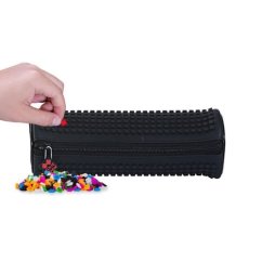 PIXIE CREW Kreatywny okrągły piórnik BLACK