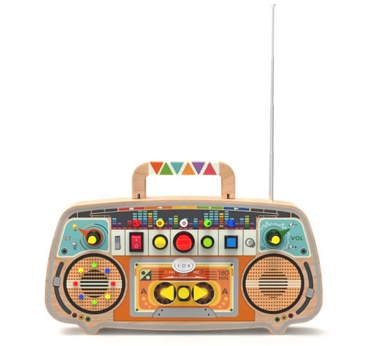 2Kids Toys Activity board Dřevěné FM rádio