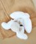 Doudou Coffret cadeau - Lapin en peluche avec pompon beige 25 cm