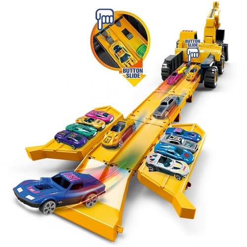 Bagr s rozkládací dráhou