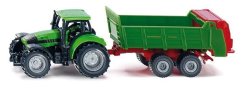 SIKU Blister 1673 - Traktor s univerzální vlečkou