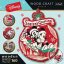 Puzzle en bois L'aventure de Noël de Mickey et Minnie 160 pièces 18,2x24,2cm dans une boîte 20x20x6cm
