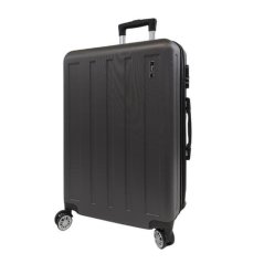 Bavy Cestovní kufr skořepinový 24" Stripes Dark grey